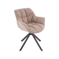 Drejelig spisestol LUNE 1 stk. beige
