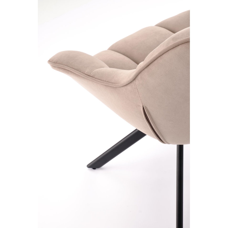 Drejelig spisestol LUNE 1 stk. beige