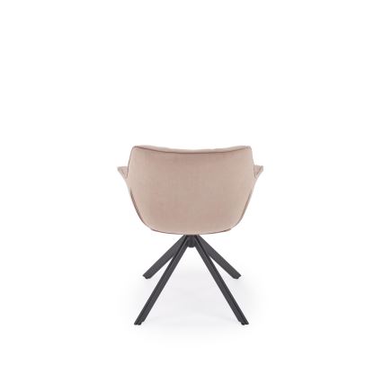 Drejelig spisestol LUNE 1 stk. beige