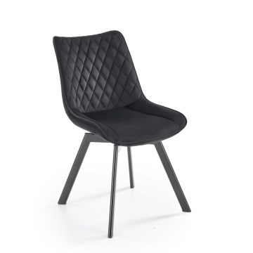 Drejelig spisestol OMBRA 1 stk. sort