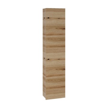 Dřevojas - ZYLO væghængt badeværelsesskab 35x155 cm i eg