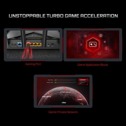 Dualband Wi‑Fi 7 gaming-router