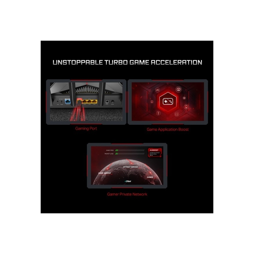 Dualband Wi‑Fi 7 gaming-router