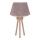 Duolla - Bordlampe BOUCLE 1xE27/15W/230V diameter 28 cm brun/træ