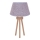 Duolla - Bordlampe BOUCLE 1xE27/15W/230V diameter 28 cm grå/træ