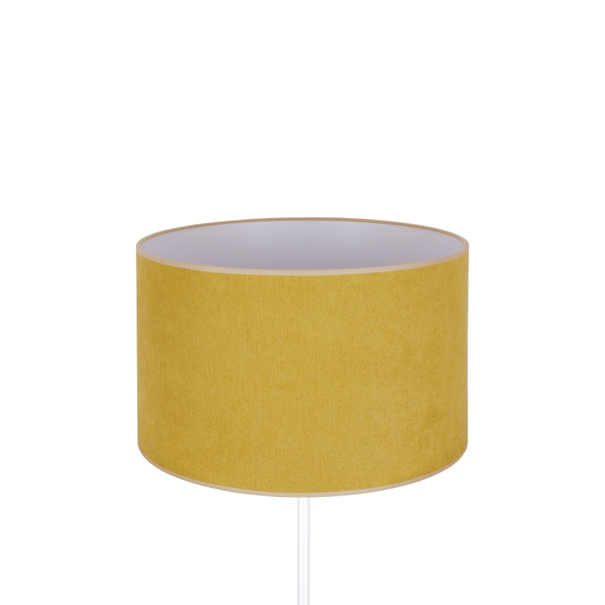 Duolla - Bordlampe BRISTOL 1xE14/15W/230V diameter 17,5 cm gul/hvid