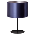 Duolla - Bordlampe CANNES 1xE14/15W/230V 20 cm blå/sølvfarvet/sort