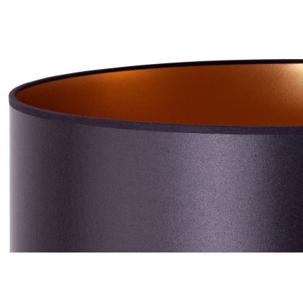 Duolla - Bordlampe CANNES 1xE14/15W/230V diameter 20 cm sort/kobber