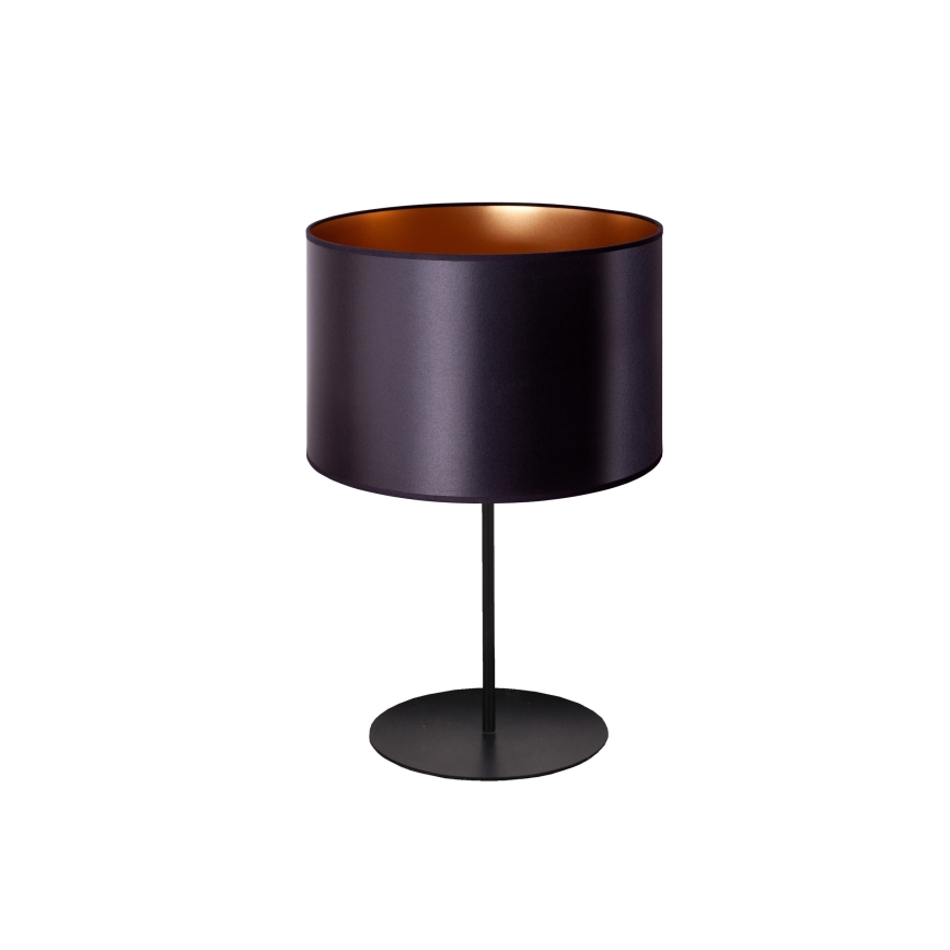 Duolla - Bordlampe CANNES 1xE14/15W/230V diameter 20 cm sort/kobber