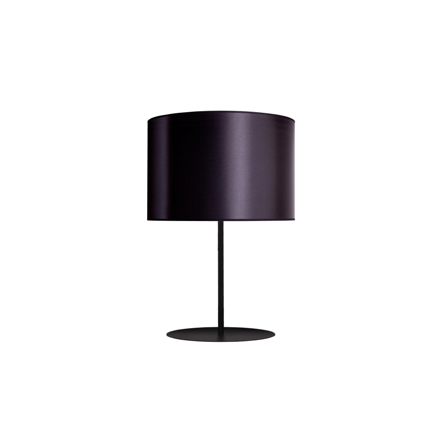 Duolla - Bordlampe CANNES 1xE14/15W/230V diameter 20 cm sort/sølvfarvet