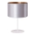 Duolla - Bordlampe CANNES 1xE14/15W/230V diameter 20 cm sølvfarvet/kobber/hvid