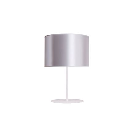 Duolla - Bordlampe CANNES 1xE14/15W/230V diameter 20 cm sølvfarvet/kobber/hvid