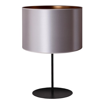 Duolla - Bordlampe CANNES 1xE14/15W/230V diameter 20 cm sølvfarvet/kobber/sort
