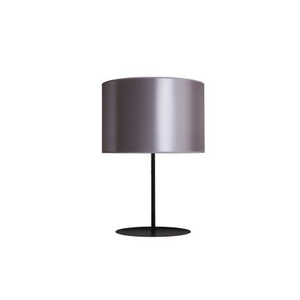 Duolla - Bordlampe CANNES 1xE14/15W/230V diameter 20 cm sølvfarvet/sort
