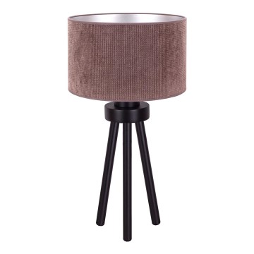Duolla - Bordlampe LYON 1xE27/15W/230V diameter 30 cm brun