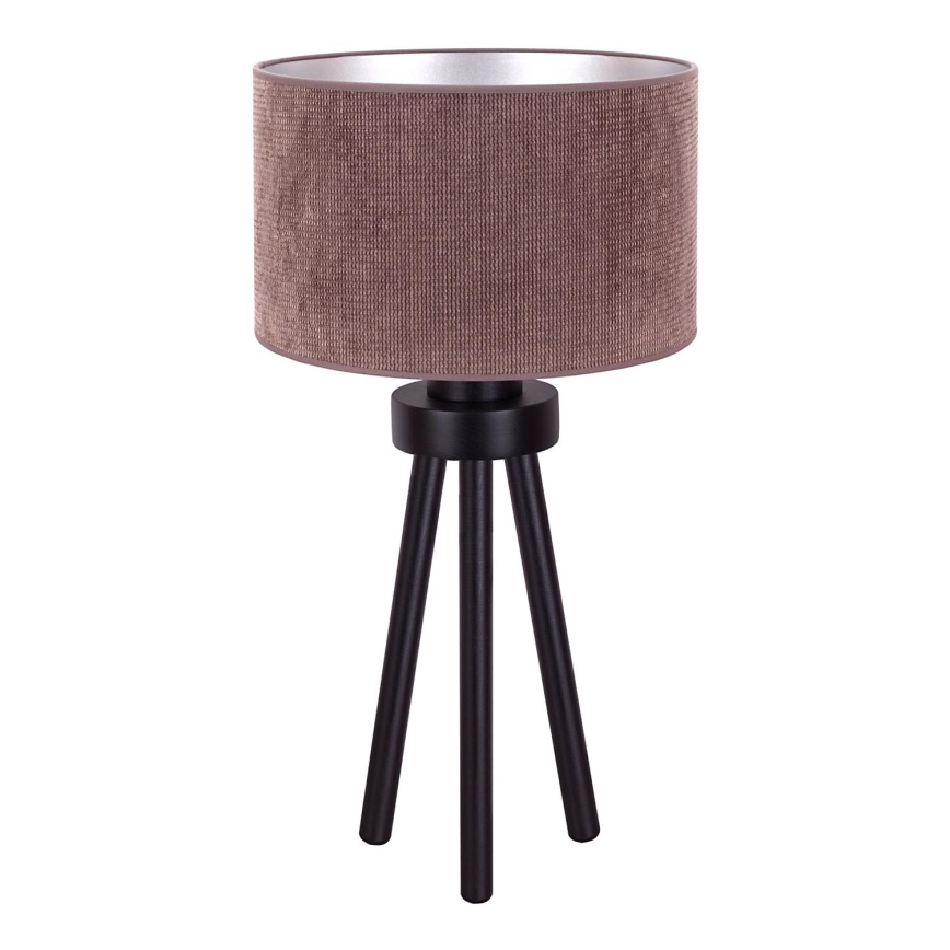 Duolla - Bordlampe LYON 1xE27/15W/230V diameter 30 cm brun