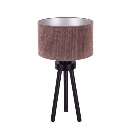 Duolla - Bordlampe LYON 1xE27/15W/230V diameter 30 cm brun