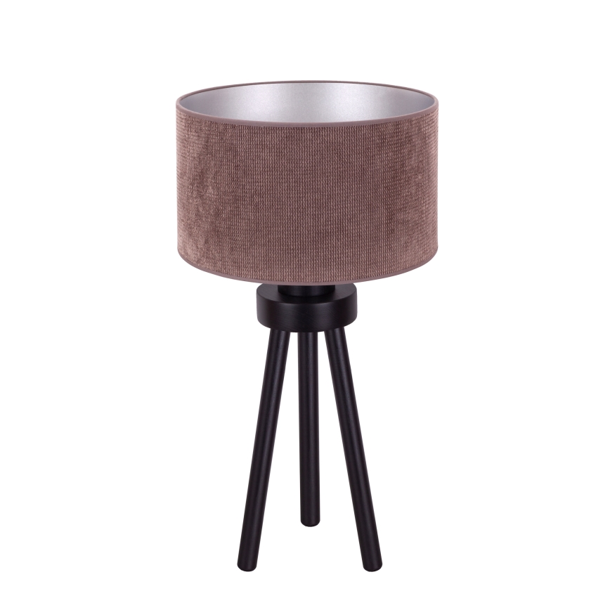 Duolla - Bordlampe LYON 1xE27/15W/230V diameter 30 cm brun
