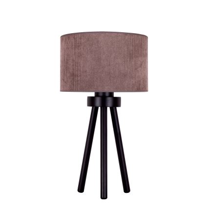 Duolla - Bordlampe LYON 1xE27/15W/230V diameter 30 cm brun