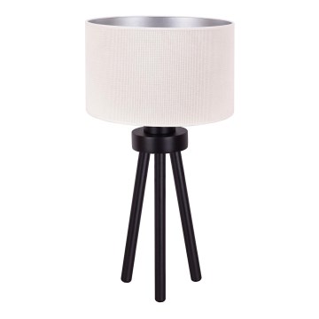 Duolla - Bordlampe LYON 1xE27/15W/230V diameter 30 cm cremefarvet