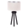 Duolla - Bordlampe LYON 1xE27/15W/230V diameter 30 cm cremefarvet