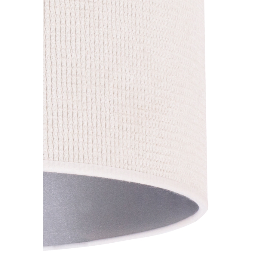 Duolla - Bordlampe LYON 1xE27/15W/230V diameter 30 cm cremefarvet