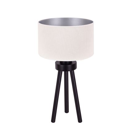 Duolla - Bordlampe LYON 1xE27/15W/230V diameter 30 cm cremefarvet