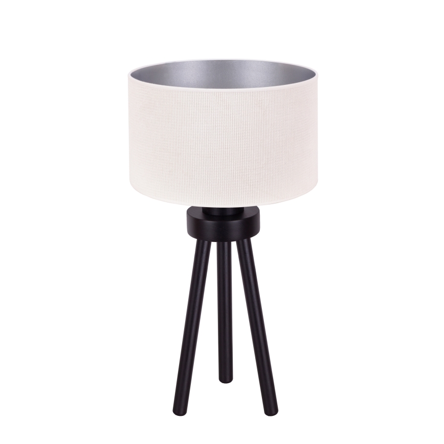 Duolla - Bordlampe LYON 1xE27/15W/230V diameter 30 cm cremefarvet