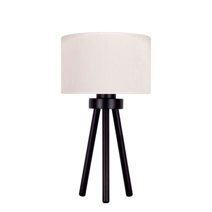 Duolla - Bordlampe LYON 1xE27/15W/230V diameter 30 cm cremefarvet
