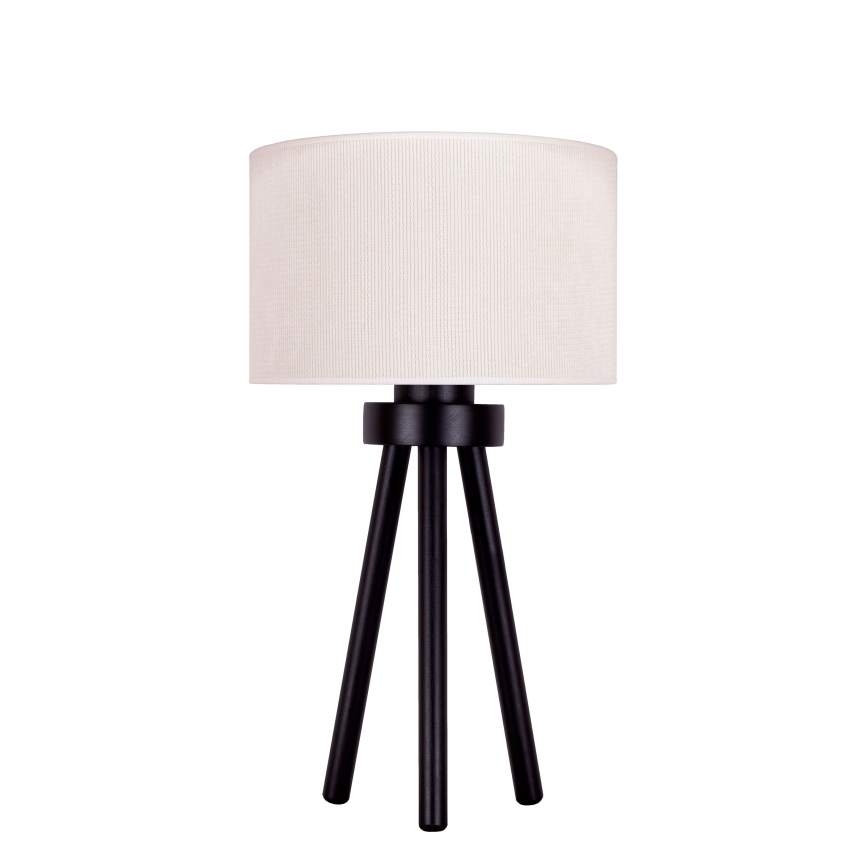 Duolla - Bordlampe LYON 1xE27/15W/230V diameter 30 cm cremefarvet