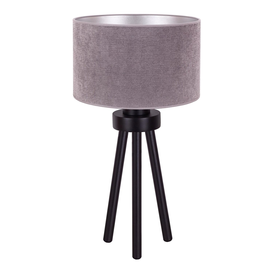 Duolla - Bordlampe LYON 1xE27/15W/230V diameter 30 cm grå