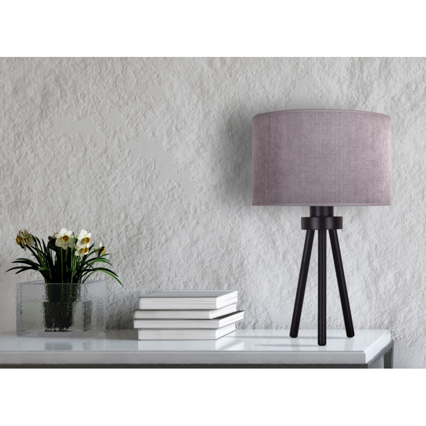 Duolla - Bordlampe LYON 1xE27/15W/230V diameter 30 cm grå