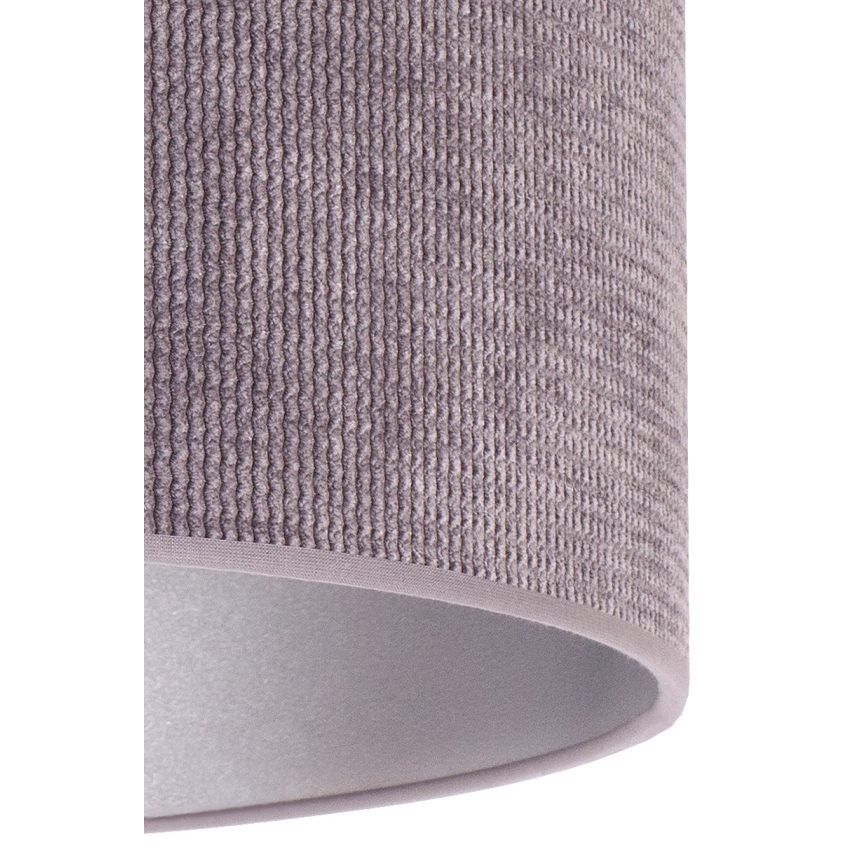 Duolla - Bordlampe LYON 1xE27/15W/230V diameter 30 cm grå