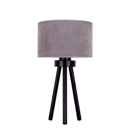 Duolla - Bordlampe LYON 1xE27/15W/230V diameter 30 cm grå