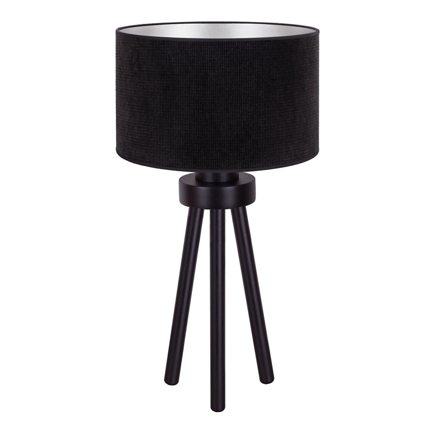 Duolla - Bordlampe LYON 1xE27/15W/230V diameter 30 cm sort