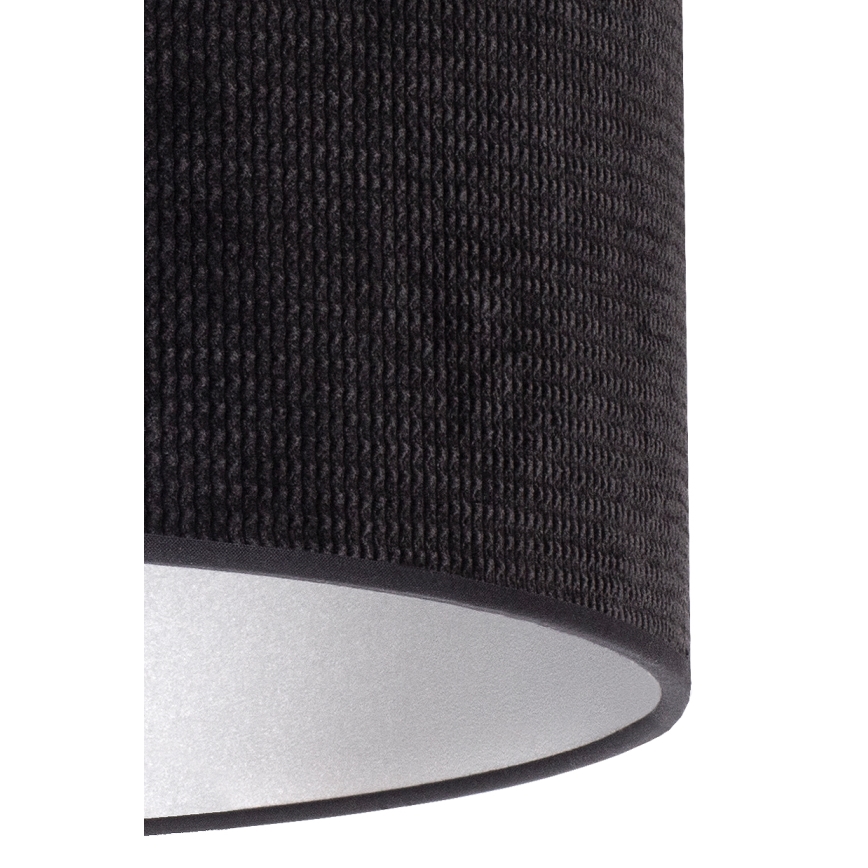 Duolla - Bordlampe LYON 1xE27/15W/230V diameter 30 cm sort