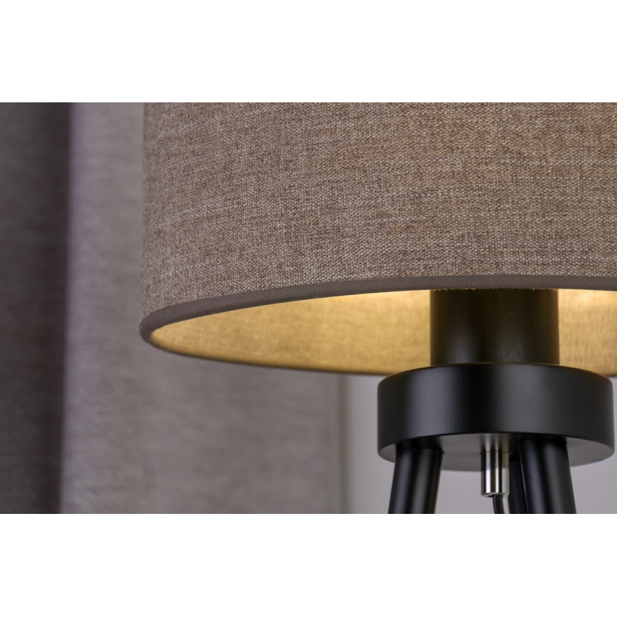 Duolla - Bordlampe OVAL 1xE27/15W/230V diameter 30 cm brun