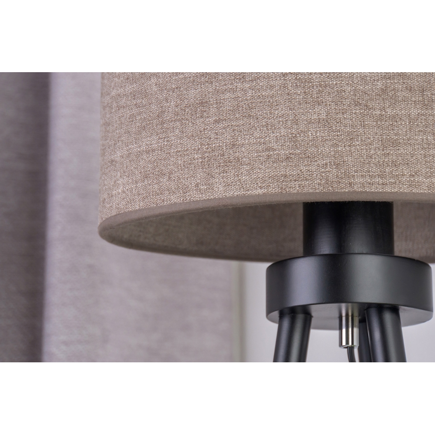 Duolla - Bordlampe OVAL 1xE27/15W/230V diameter 30 cm brun