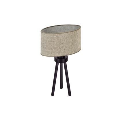 Duolla - Bordlampe OVAL 1xE27/15W/230V diameter 30 cm brun
