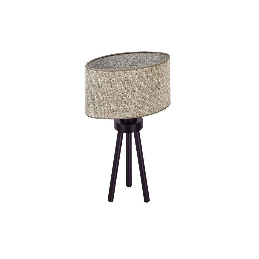 Duolla - Bordlampe OVAL 1xE27/15W/230V diameter 30 cm brun
