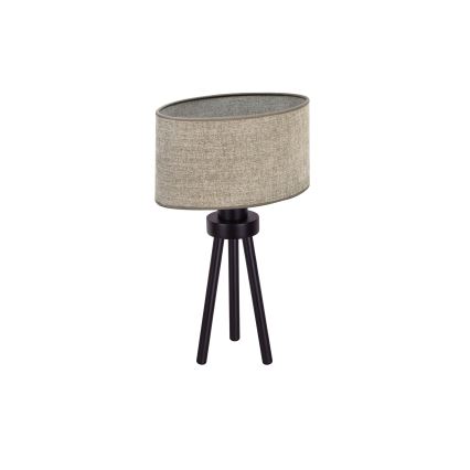 Duolla - Bordlampe OVAL 1xE27/15W/230V diameter 30 cm brun