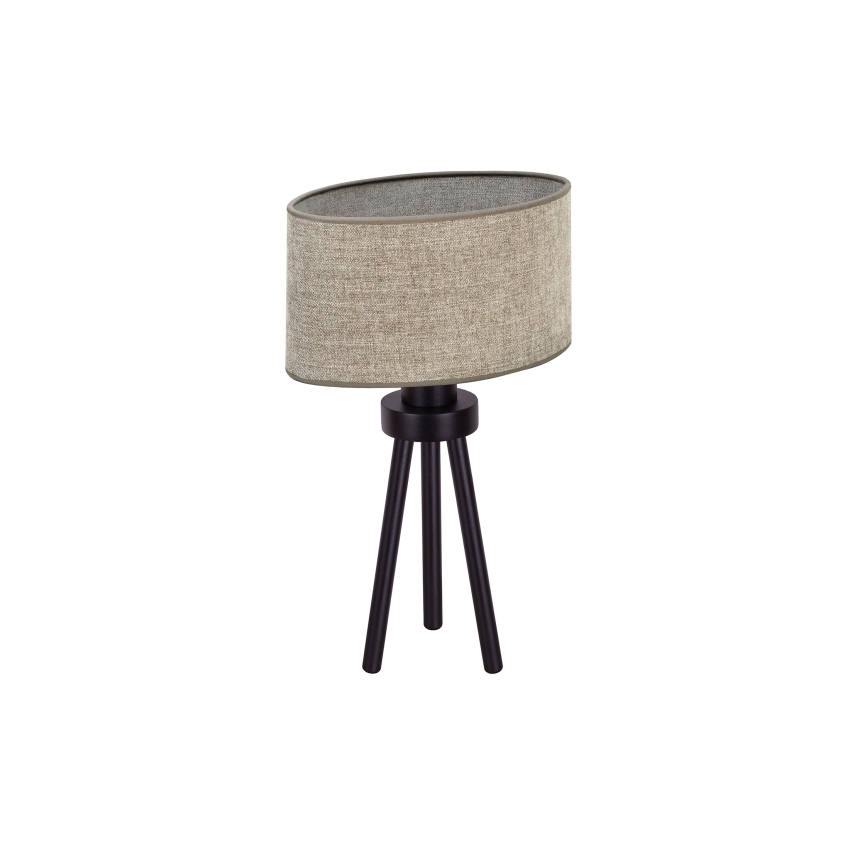 Duolla - Bordlampe OVAL 1xE27/15W/230V diameter 30 cm brun