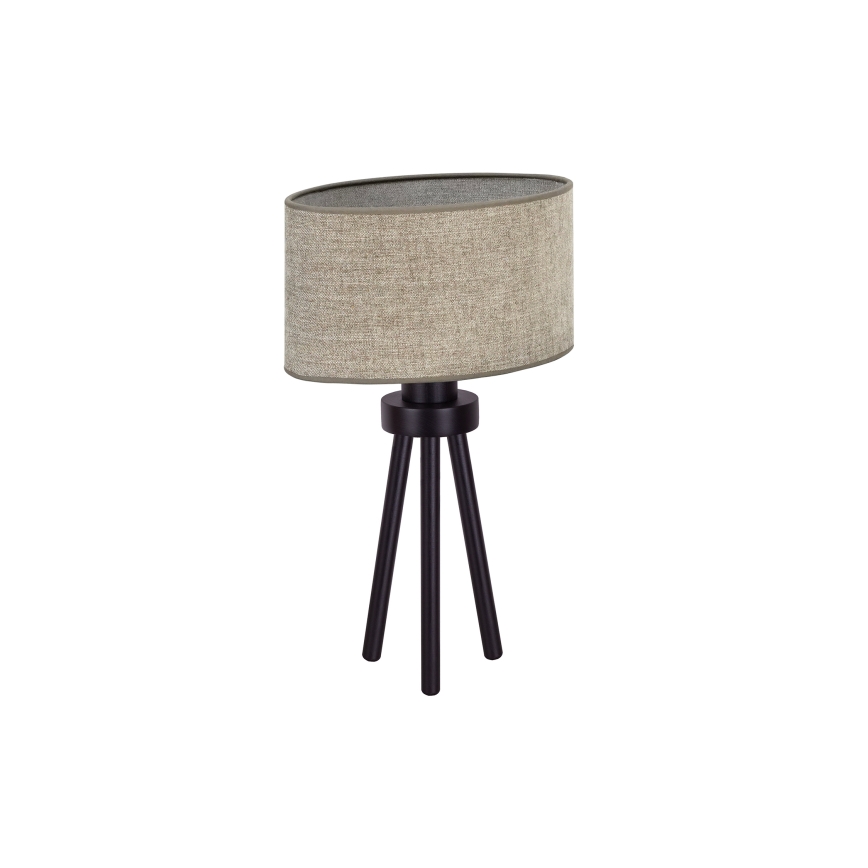Duolla - Bordlampe OVAL 1xE27/15W/230V diameter 30 cm brun