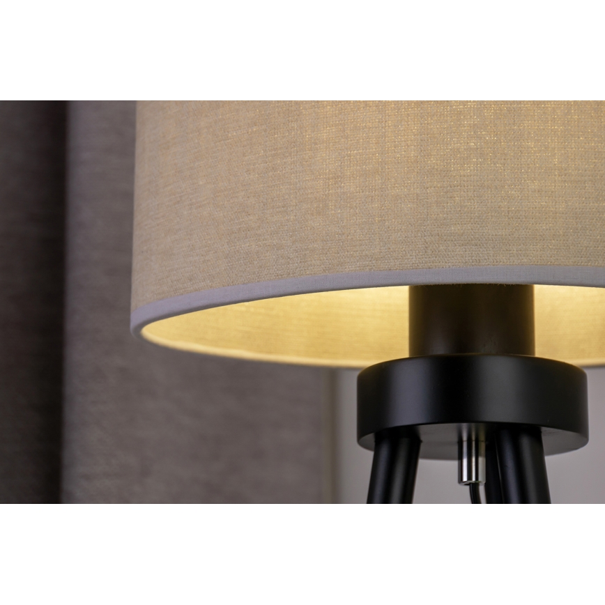 Duolla - Bordlampe OVAL 1xE27/15W/230V diameter 30 cm grå