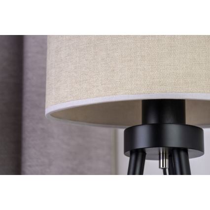 Duolla - Bordlampe OVAL 1xE27/15W/230V diameter 30 cm grå