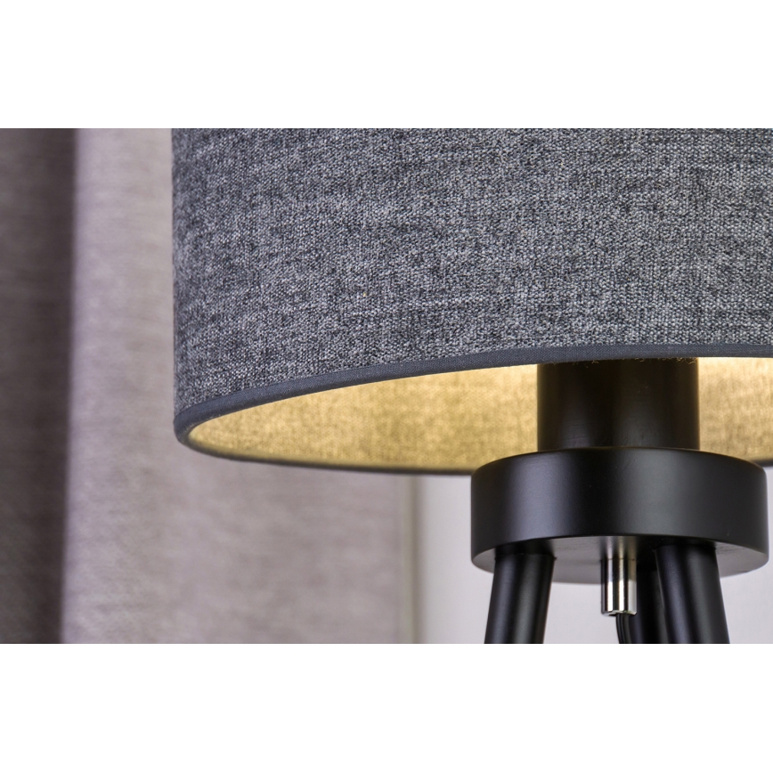 Duolla - Bordlampe OVAL 1xE27/15W/230V diameter 30 cm grå