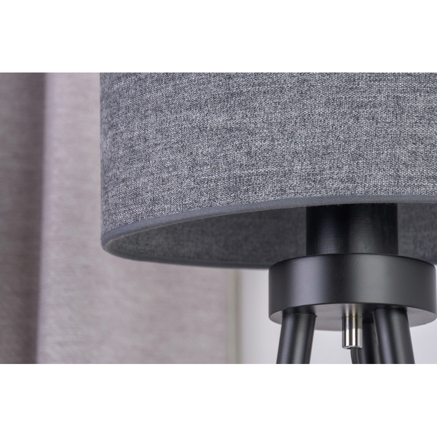 Duolla - Bordlampe OVAL 1xE27/15W/230V diameter 30 cm grå