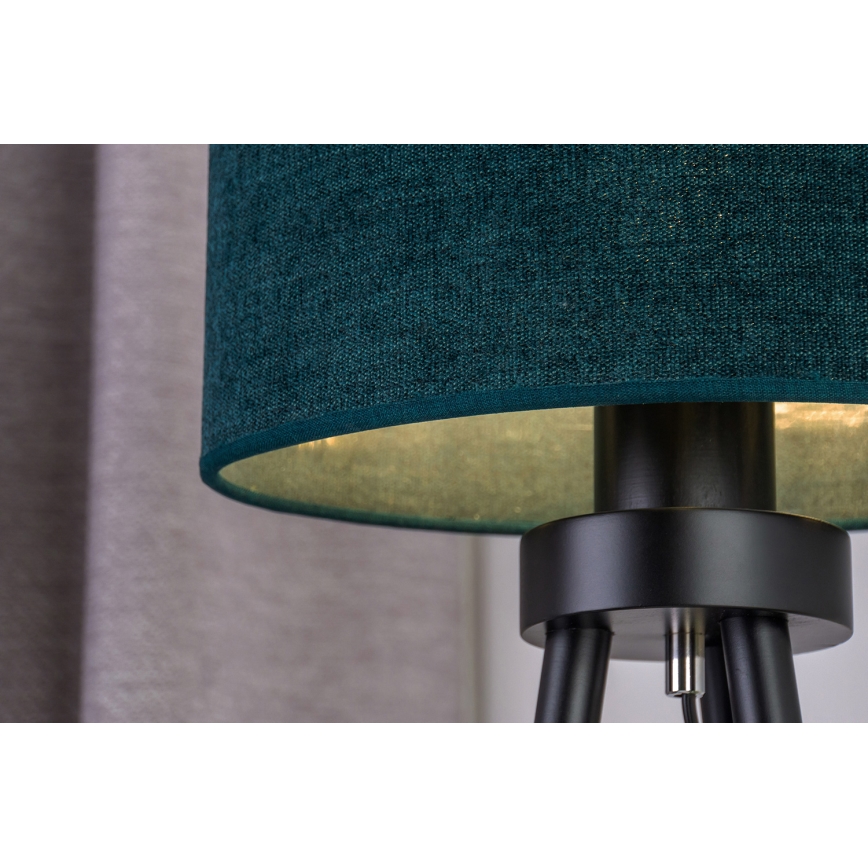 Duolla - Bordlampe OVAL 1xE27/15W/230V diameter 30 cm grøn