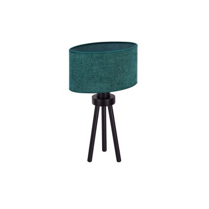 Duolla - Bordlampe OVAL 1xE27/15W/230V diameter 30 cm grøn