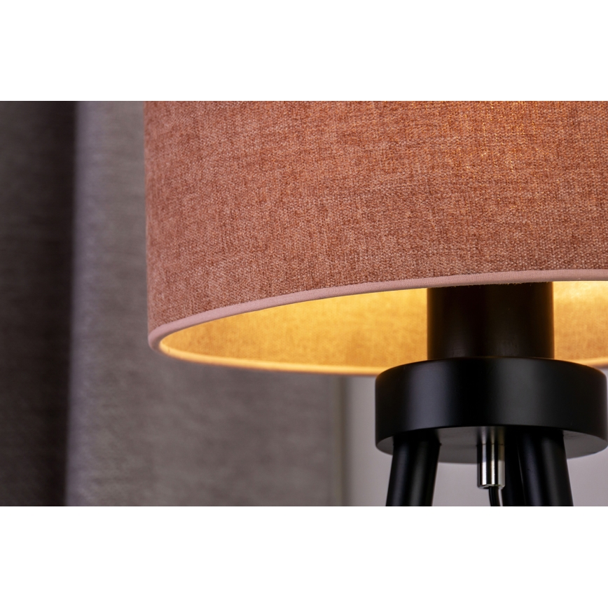 Duolla - Bordlampe OVAL 1xE27/15W/230V diameter 30 cm lyserød